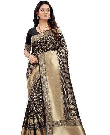 Picture of Shapely Black Casual Saree