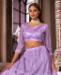 Picture of Sightly Purple Lehenga Choli