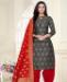 Picture of Taking Grey Patiala Salwar Kameez