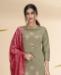 Picture of Delightful Kaki Readymade Salwar Kameez