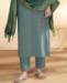 Picture of Stunning Teal Blue Readymade Salwar Kameez