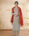 Picture of Statuesque Grey Readymade Salwar Kameez