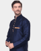 Picture of Pleasing Navy Blue Kurtas