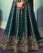 Picture of Taking Sea Blue Anarkali Salwar Kameez