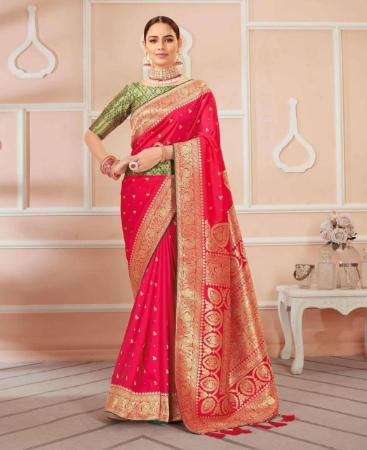 Picture of Alluring Pink Casual Saree