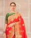 Picture of Appealing Orange Casual Saree