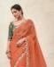 Picture of Pretty Orange Casual Saree