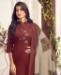 Picture of Exquisite Maroon Readymade Salwar Kameez