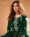 Picture of Elegant Green Straight Cut Salwar Kameez