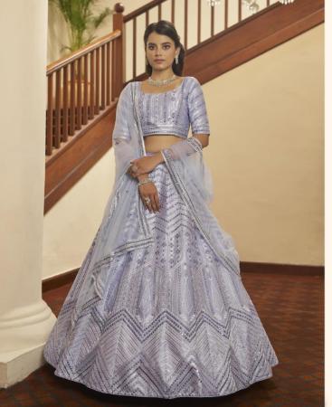 Picture of Marvelous Lavender Lehenga Choli