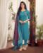 Picture of Fine Rama Blue Readymade Salwar Kameez