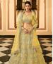 Picture of Magnificent Yellow Lehenga Choli