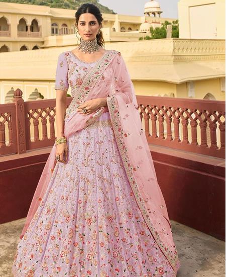 Picture of Ideal Purple Lehenga Choli