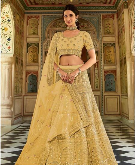 Picture of Sublime Yellow Lehenga Choli