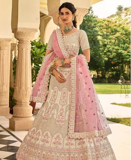 Picture of Fine Baby Pink Lehenga Choli