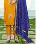 Picture of Elegant Yellow Readymade Salwar Kameez