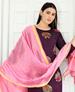 Picture of Appealing Wine Readymade Salwar Kameez