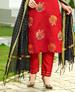 Picture of Exquisite Red Readymade Salwar Kameez