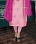 Picture of Stunning Pink Straight Cut Salwar Kameez