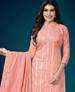 Picture of Taking Peach Straight Cut Salwar Kameez