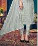 Picture of Stunning Grey Straight Cut Salwar Kameez