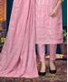 Picture of Shapely Pink Straight Cut Salwar Kameez