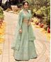 Picture of Alluring Pista Lehenga Choli