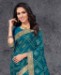 Picture of Amazing Teal Blue Casual Saree