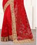 Picture of Marvelous Red Net Saree