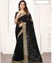 Picture of Amazing Black Net Saree