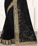 Picture of Amazing Black Net Saree