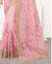 Picture of Appealing Pink Net Saree