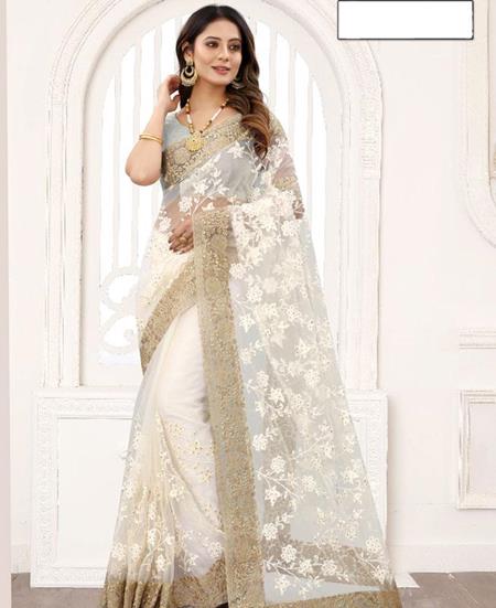 Picture of Appealing Rabdi Net Saree