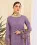 Picture of Comely Violet Straight Cut Salwar Kameez