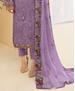 Picture of Comely Violet Straight Cut Salwar Kameez