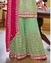 Picture of Pleasing Pista Straight Cut Salwar Kameez