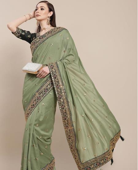 Picture of Nice Pista Casual Saree