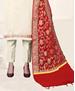 Picture of Enticing White Cotton Salwar Kameez