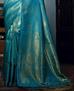 Picture of Sightly Teal Blue Silk Saree