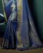 Picture of Radiant Blue Silk Saree