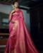 Picture of Sublime Pink Silk Saree