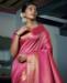 Picture of Sublime Pink Silk Saree