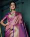 Picture of Marvelous Wine Silk Saree