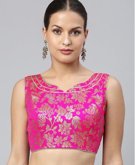 Picture of Well Formed Pink Designer Blouse