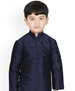 Picture of Radiant Navy Blue Kids Kurta Pyjama