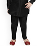 Picture of Shapely Black Kids Kurta Pyjama