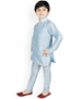 Picture of Alluring Sky Blue Kids Kurta Pyjama