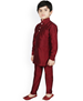 Picture of Beautiful Maroon Kids Kurta Pyjama