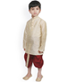 Picture of Shapely Cream Kids Kurta Pyjama