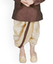 Picture of Radiant Brown Kids Kurta Pyjama